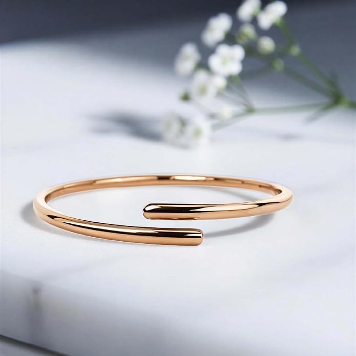 Adjustable Polished Copper Anklet Leg Kada|極簡接地純銅腳踝環 (#YS045A)