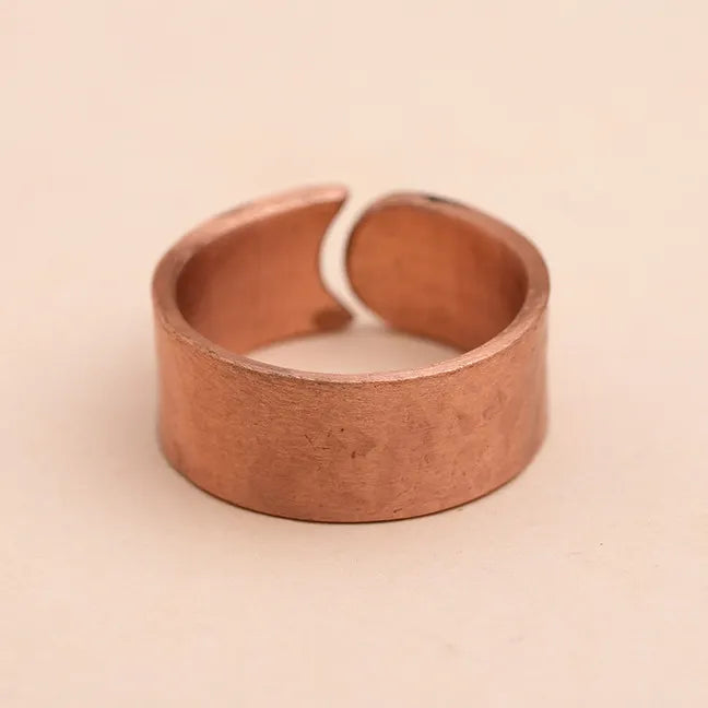 Handcrafted Surya & Moon Copper Ring |純銅手作日月平衡戒指 (#YS022)