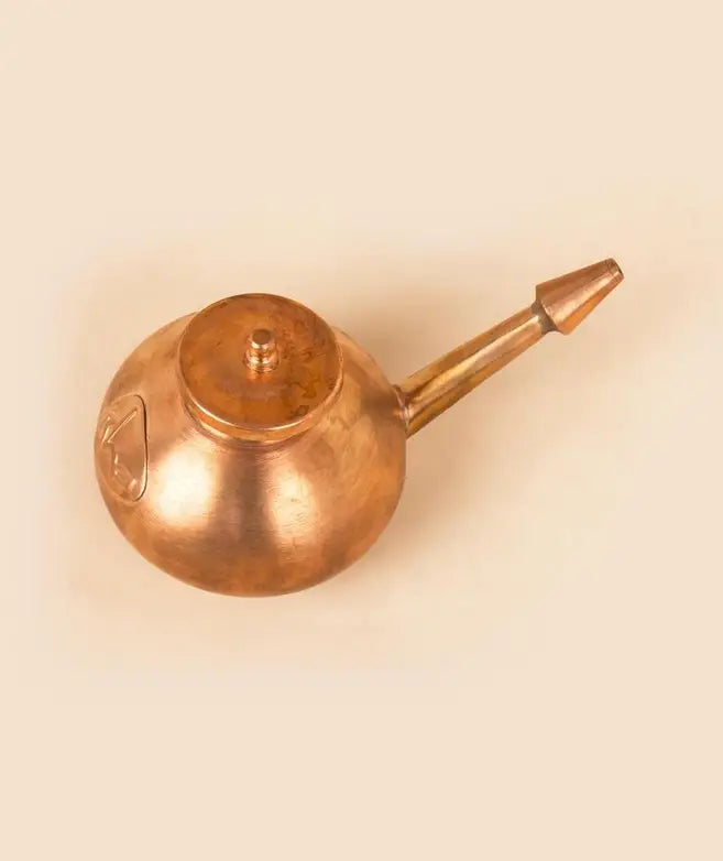 純銅洗鼻壺 (Jala Neti Pot)｜瑜伽士淨化法工具