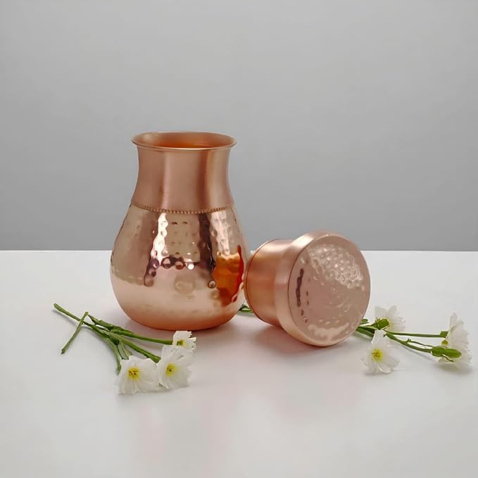 Copper Bottle Cup (650ml) ｜ 印度手工純銅水瓶