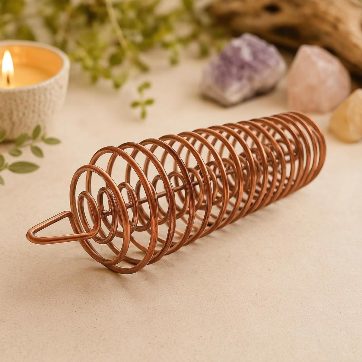 Rikei Chakras Energy Checking Rool with Wood Handle |  能量探測棒浮標 測量脈輪能量流動 （#T000）