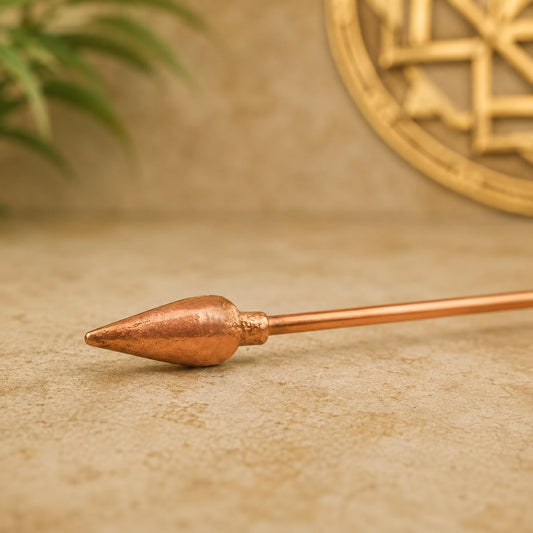 Rikei Chakras Energy Checking Rool with Wood Handle |  能量探測棒浮標 測量脈輪能量流動 （#T000）