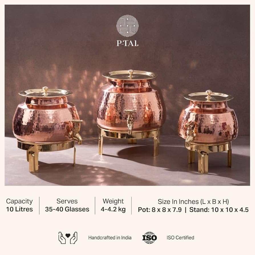 Copper Designer Tank (10L) ｜ 純銅精品儲水桶10公升