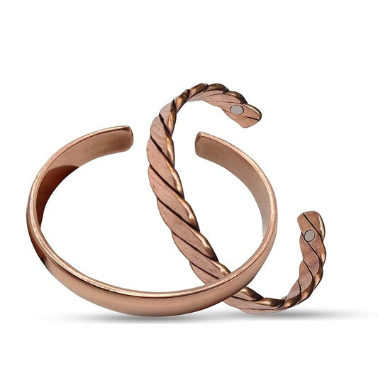 Sales - Minimalist x Twist Copper Bracelet Set｜極簡純銅螺旋手鐲 (#YSS5)