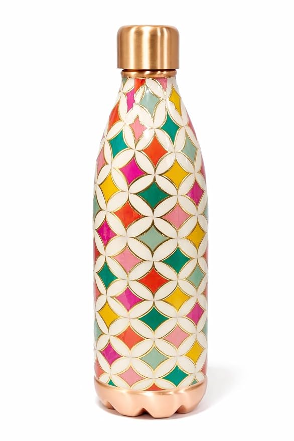 Copper Rainbow Bottle  (950ml) ｜ 印度手工純銅水瓶