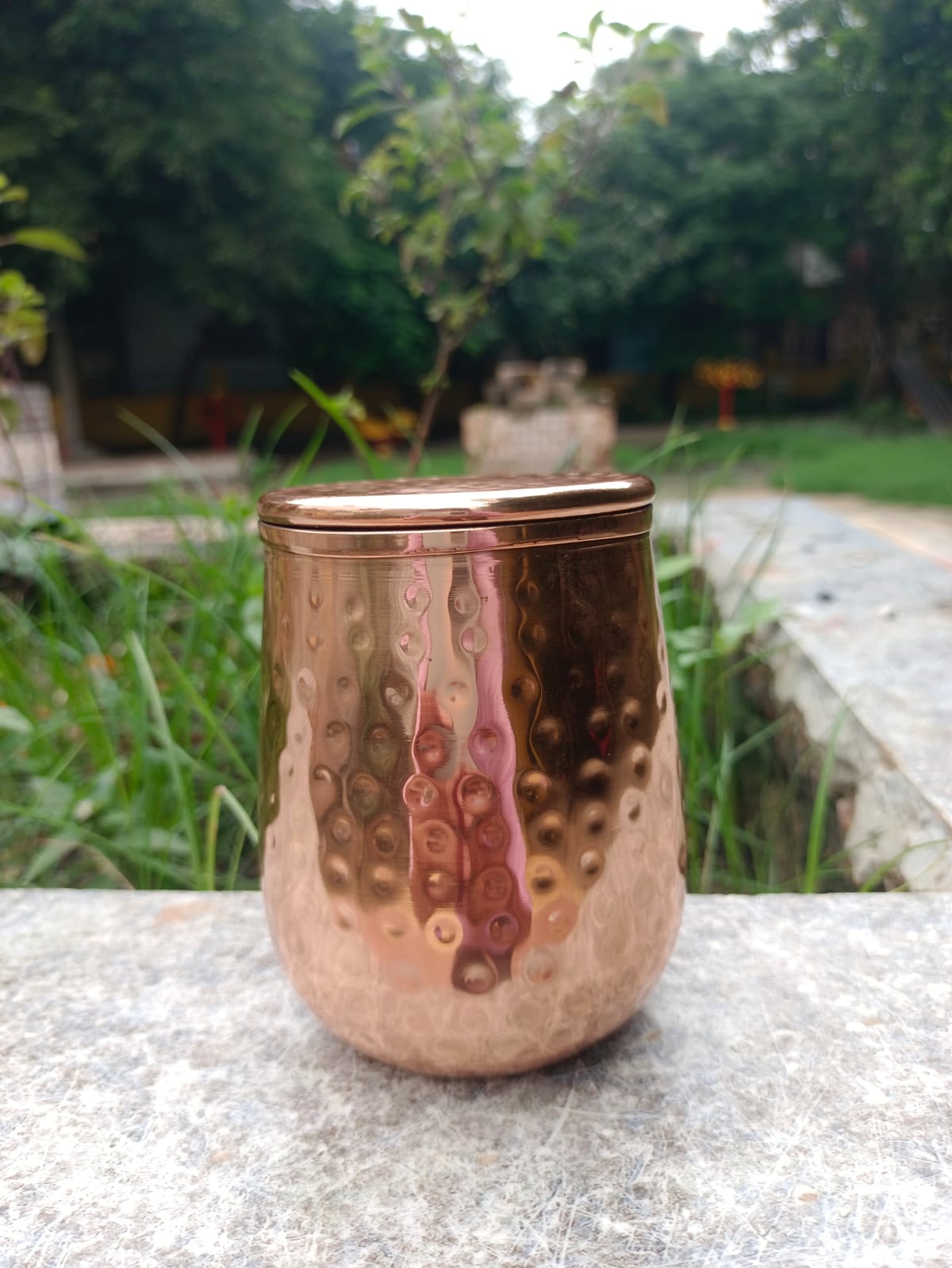 Botella de cobre Ayurveda 阿育吠陀銅水樽 - 隨機款