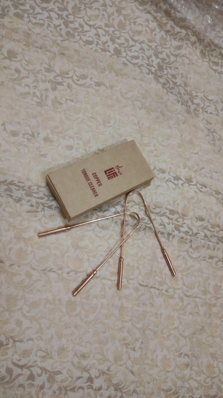 Copper Tongue Cleaner｜經典純銅淨化刮舌棒 清晨排毒儀式 (Pack of 2)