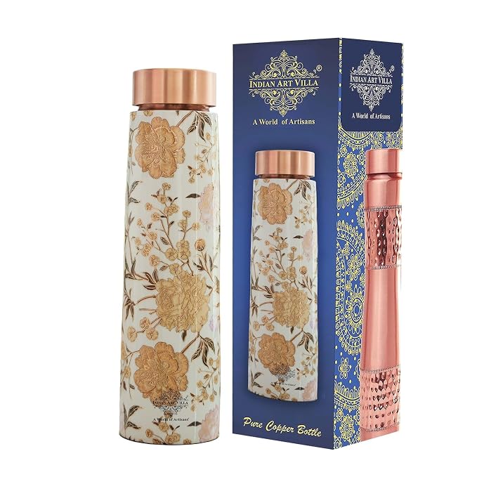 Botella de cobre Ayurveda 阿育吠陀銅水樽 - 隨機款