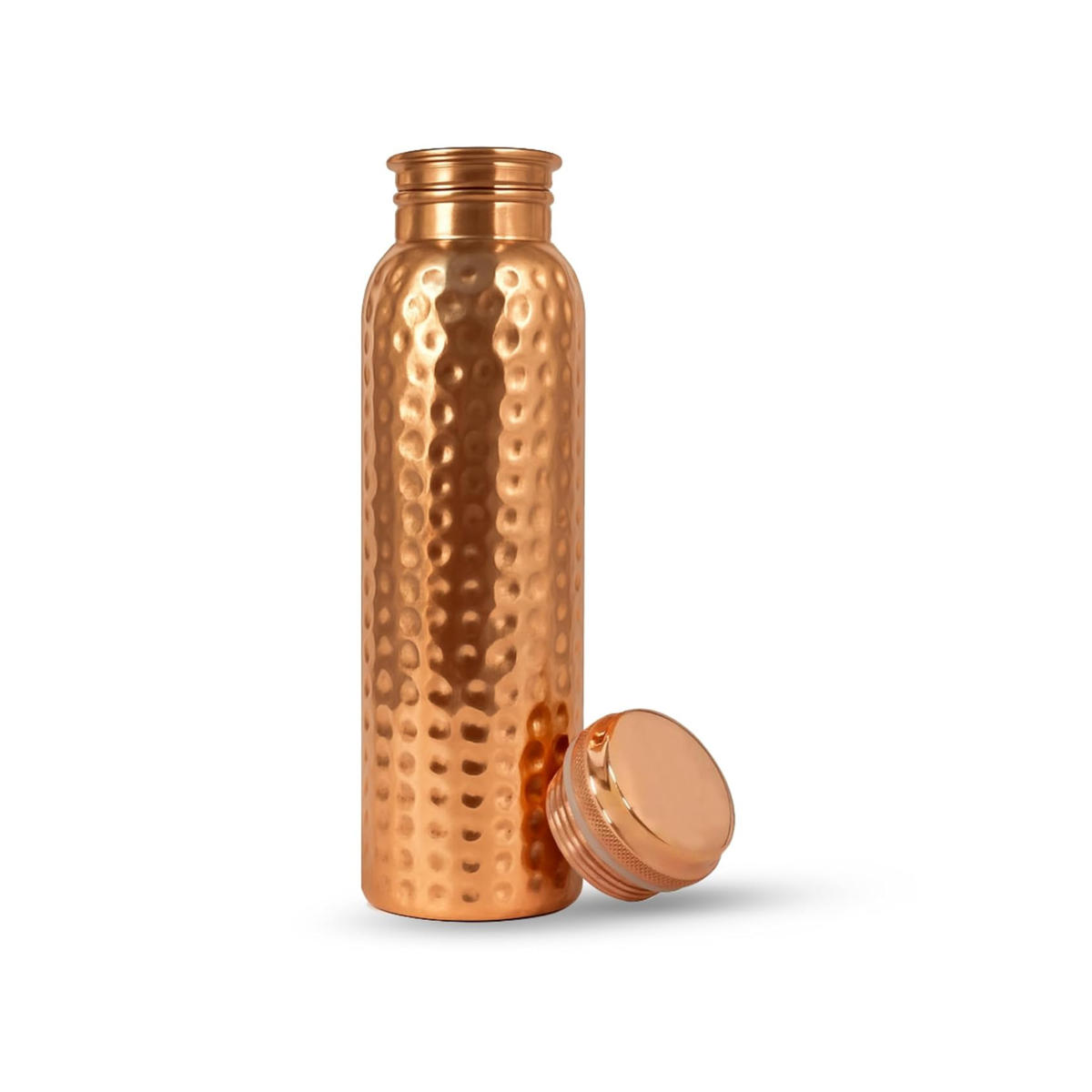 Ayurveda Hammered Copper Bottle (950ml)｜阿育吠陀手工錘紋款銅水瓶 (#CB950)