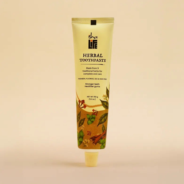 Ayurvedic Herbal Toothpaste |  阿育吠陀混合草本牙膏 無氟配方 150 gm (Pack of 4)