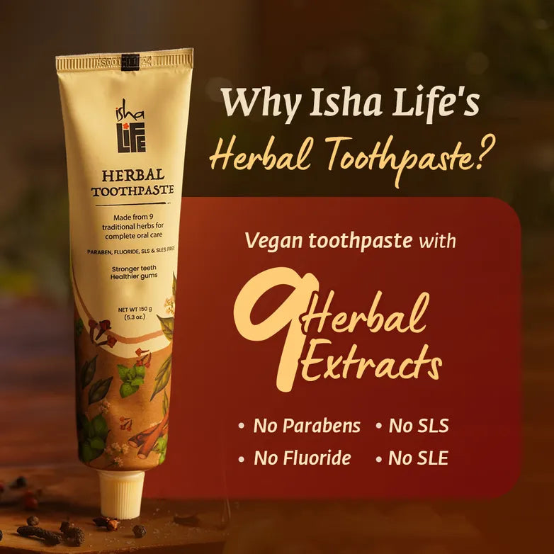 Ayurvedic Herbal Toothpaste |  阿育吠陀混合草本牙膏 無氟配方 150 gm (Pack of 4)