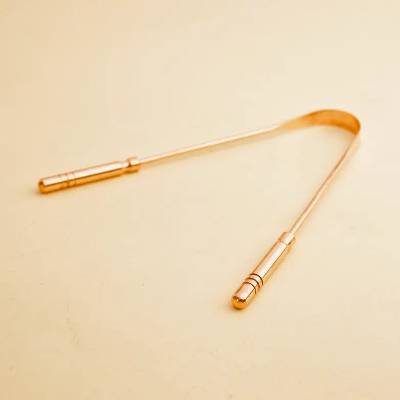 Ishalife Copper Tongue Cleaner｜經典純銅淨化刮舌棒 清晨排毒儀式 (Pack of 2)