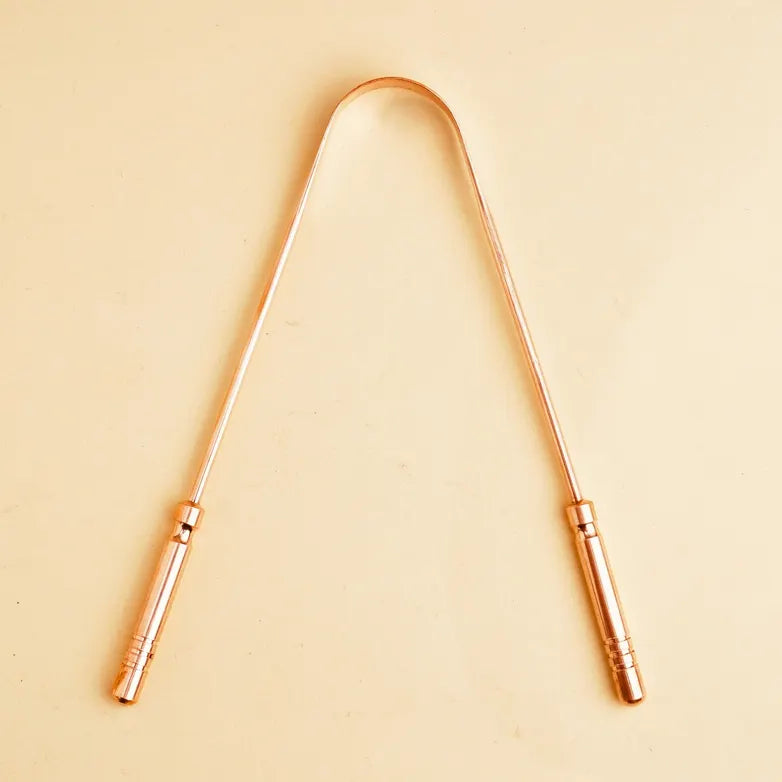 Ishalife Copper Tongue Cleaner｜經典純銅淨化刮舌棒 清晨排毒儀式 (Pack of 2)