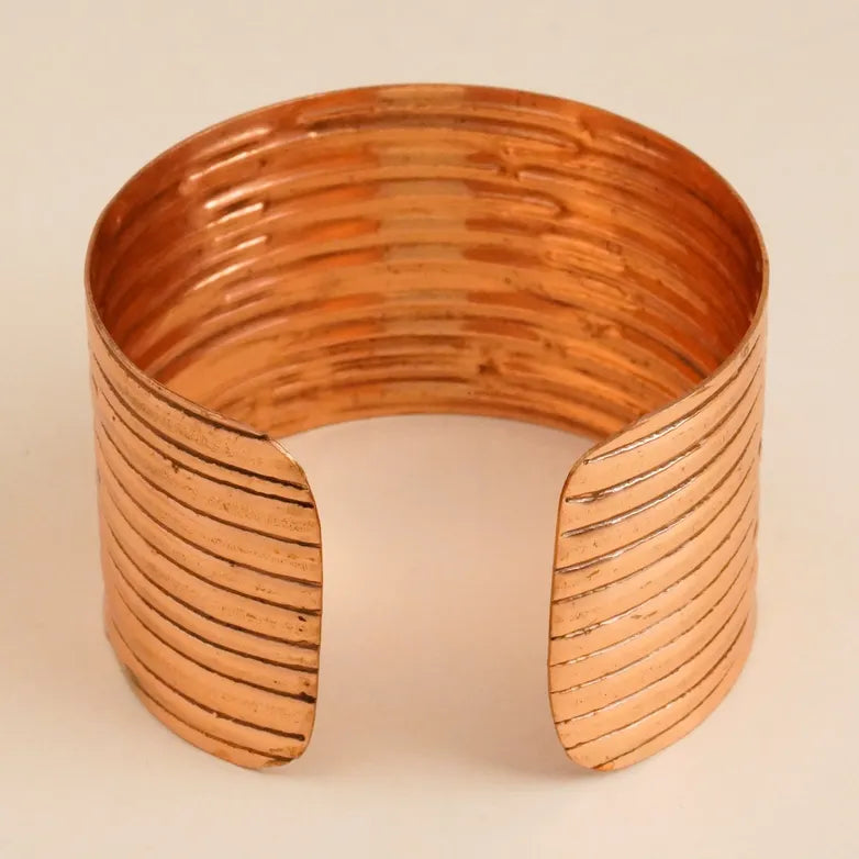Copper Kada｜純銅手工寬手環 (#YS009)