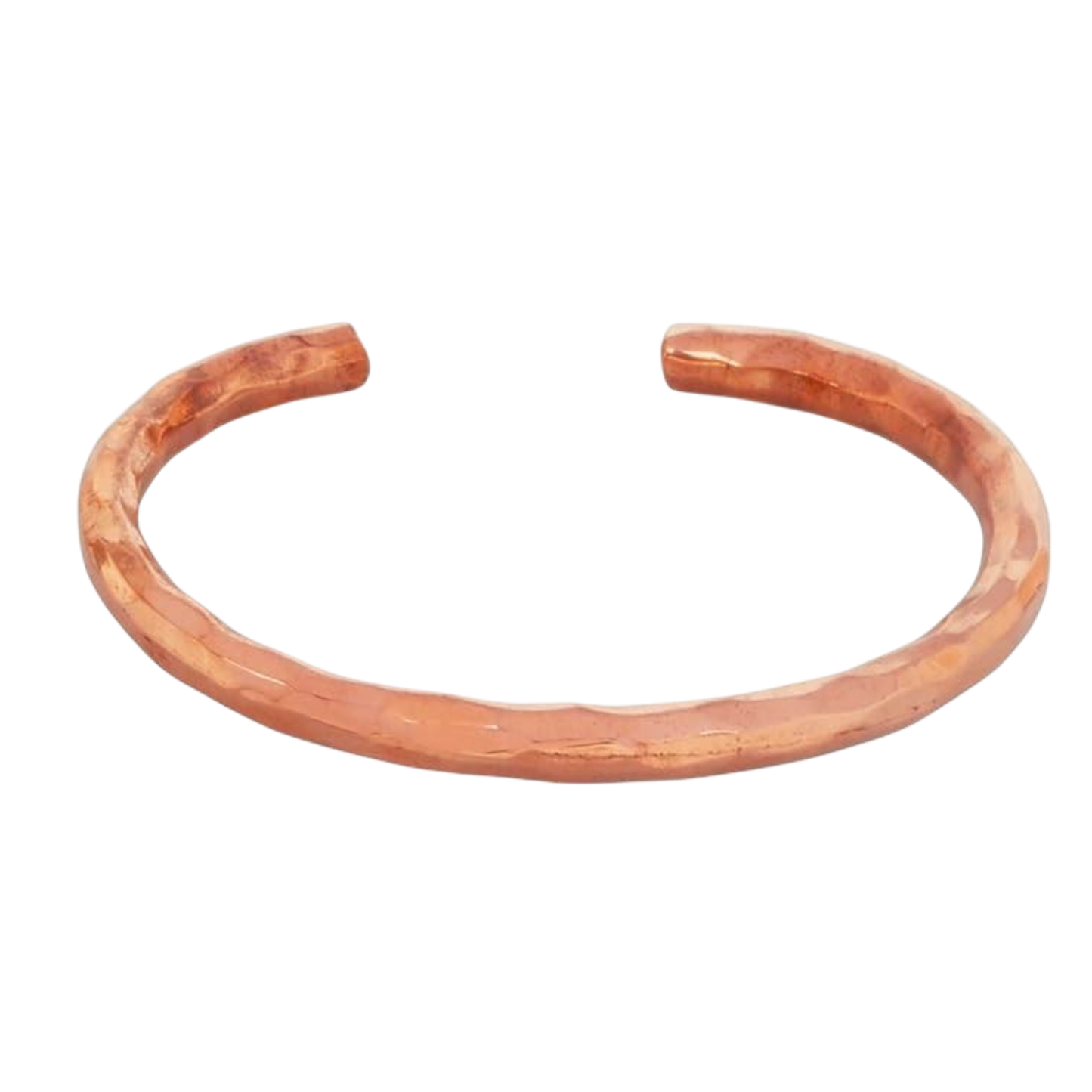 Hammered Solid Copper Bracelet |  復古錘打純銅實心手鐲 (YS023)