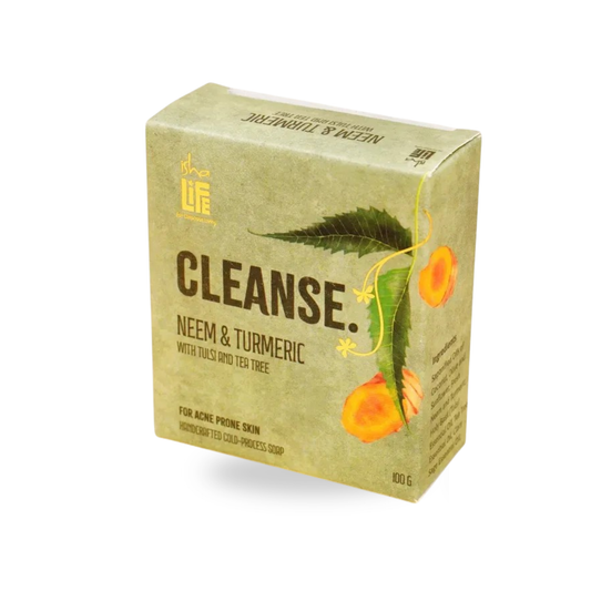 Cleanse Neem & Turmeric Soap｜潔淨手工皂 含印度苦楝、薑黃、聖羅勒和茶樹精華