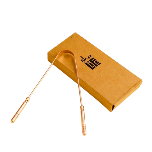Ishalife Copper Tongue Cleaner｜經典純銅淨化刮舌棒 清晨排毒儀式 (Pack of 2)