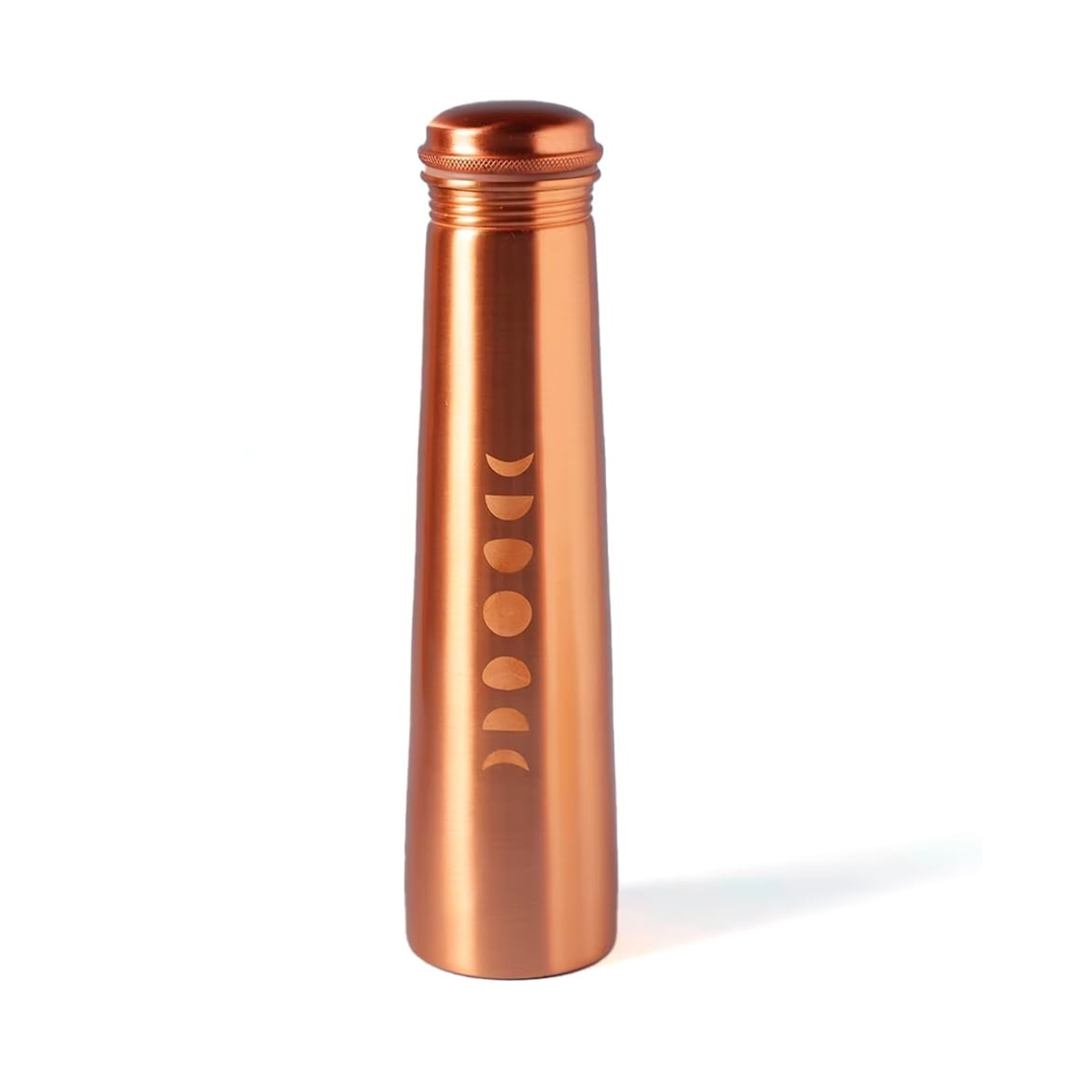 Copper Moon PhraseBottle  (750ml) ｜ 印度手工純銅月相盈虧水瓶｜阿育吠陀飲用銅水習慣