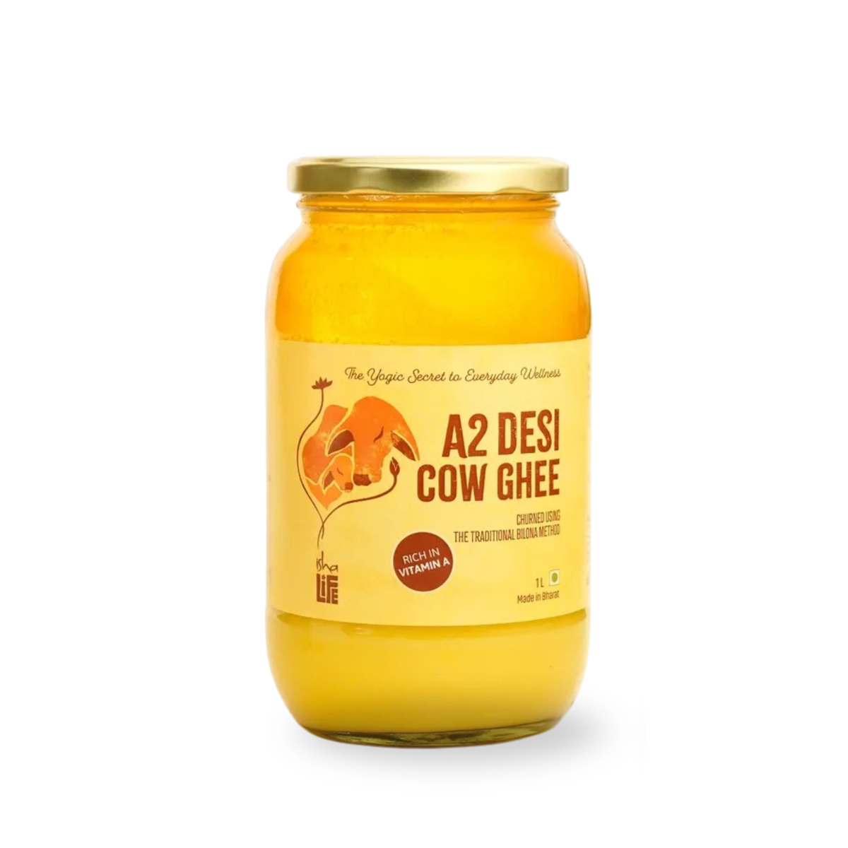 A2 Bilona Pure Cow Ghee Isha (1L)｜A2 Bilona 頂級手工草飼印度酥油 (#GH001)
