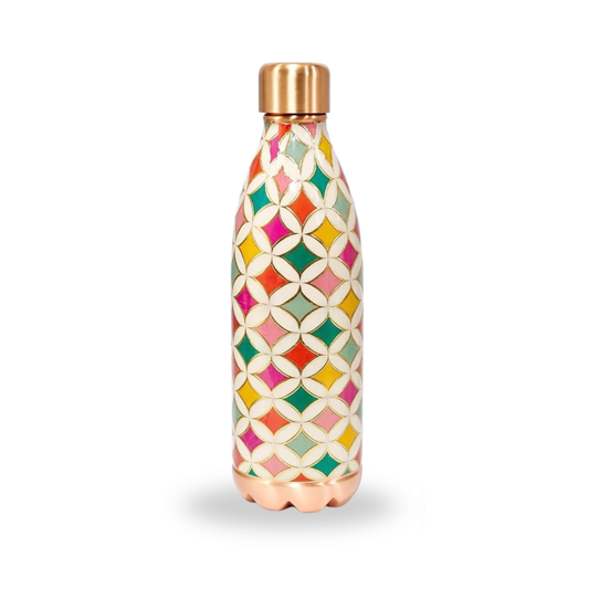 Copper Rainbow Bottle  (950ml) ｜ 印度手工純銅水瓶