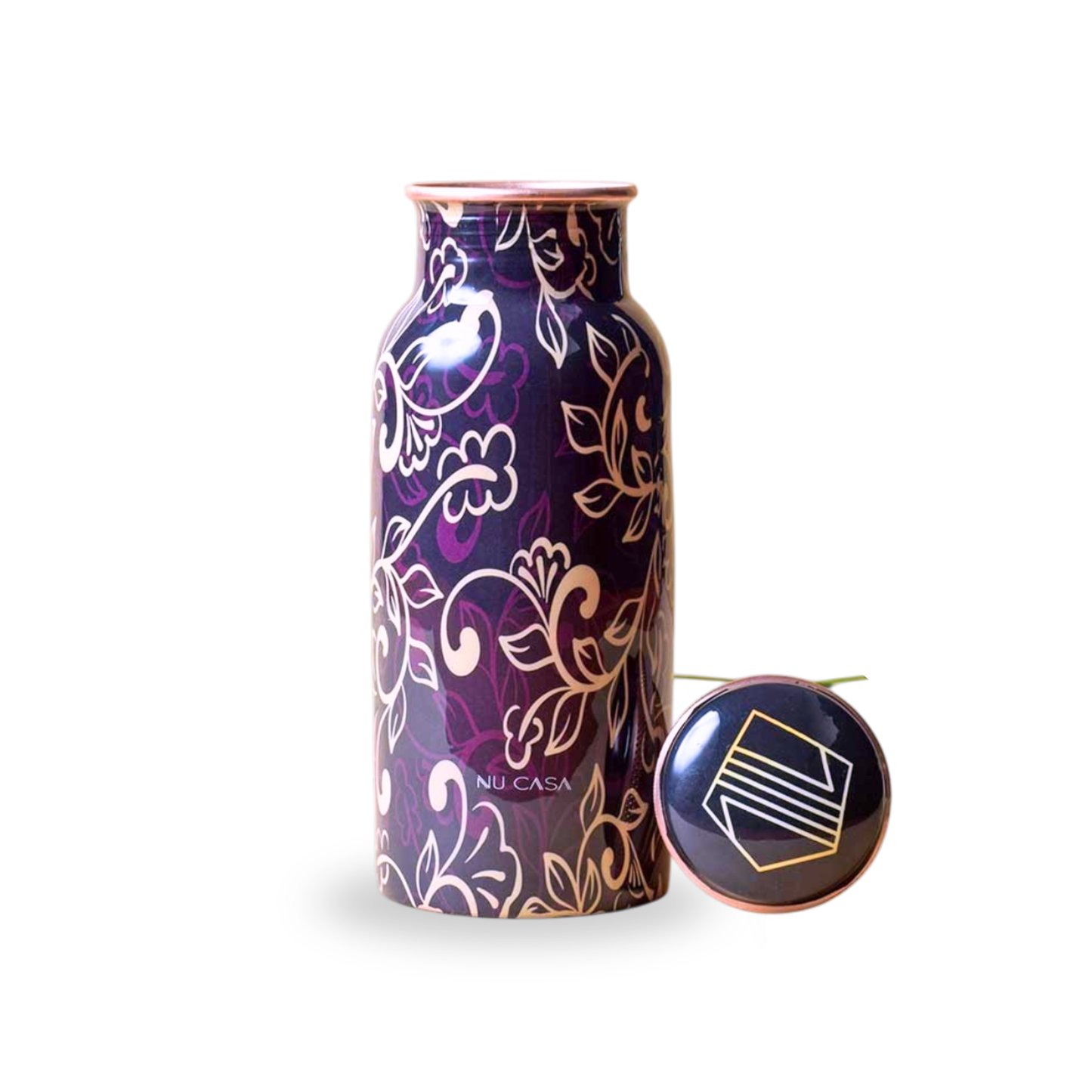 Ayurveda Copper Yoga-Cat Bottle (500ml) ｜阿育吠陀銅水樽 瑜伽貓款式