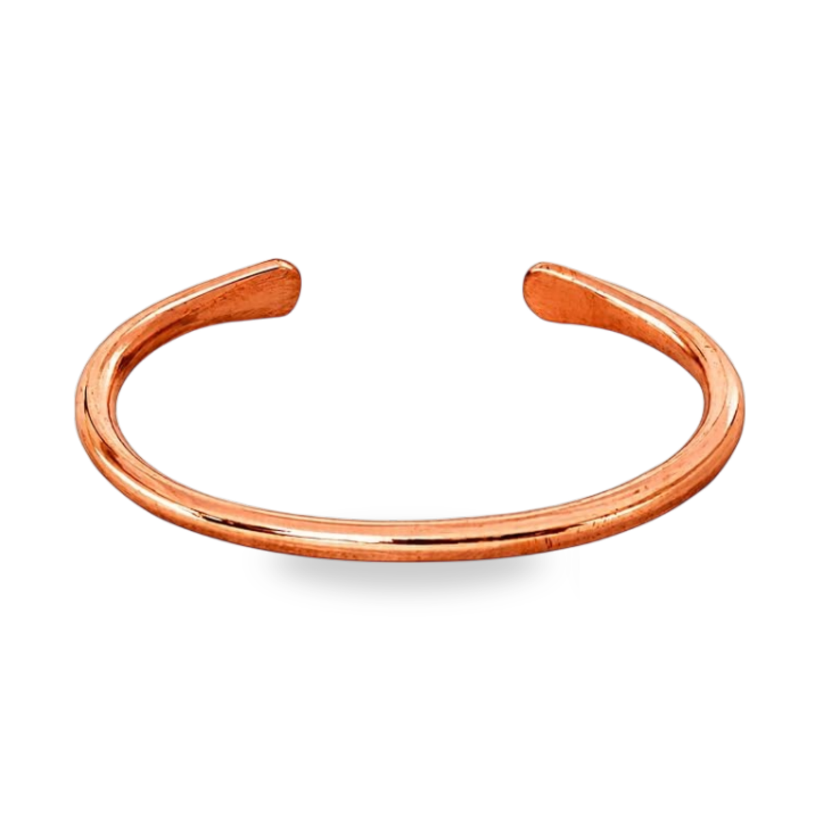 Minimalist & Hammered Copper Bracelet |  極簡素面拋光純銅手鐲 (#YS047)