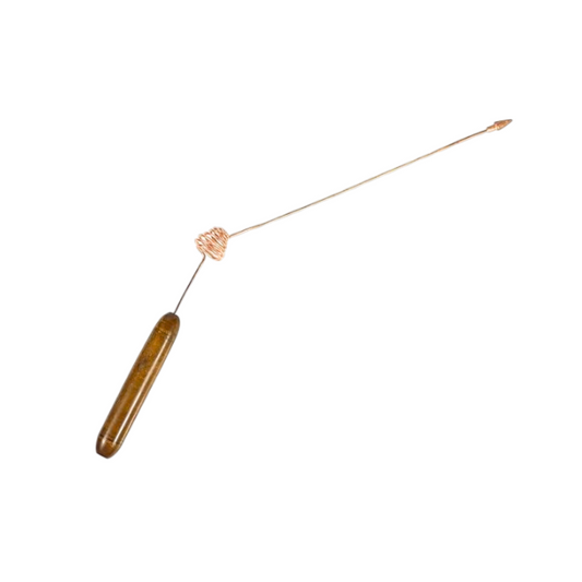 Rikei Chakras Energy Checking Rool with Wood Handle |  能量探測棒浮標 測量脈輪能量流動 （#T000）