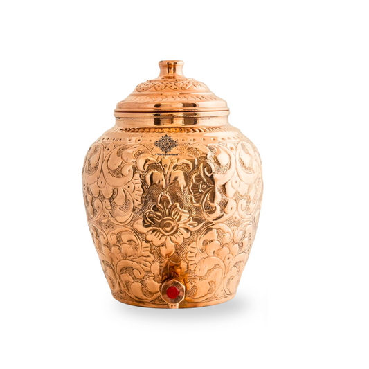Copper Designer Crafted Style Tank (6L) ｜ 純銅高品質精品儲水桶 - 6公升 (#CTD006)