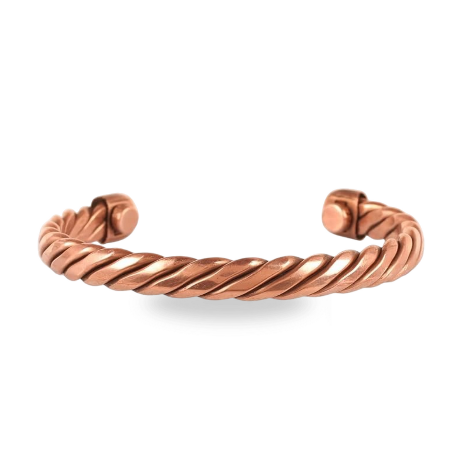 Twisted Rope Pure Copper Bracelet |  純銅麻花編織手環  (#YS038)