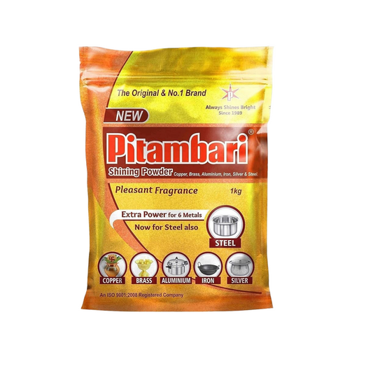 Pitambari Cleaning for Gold, Silver, Brass, Copper & Jewellery｜ 拋光清潔粉