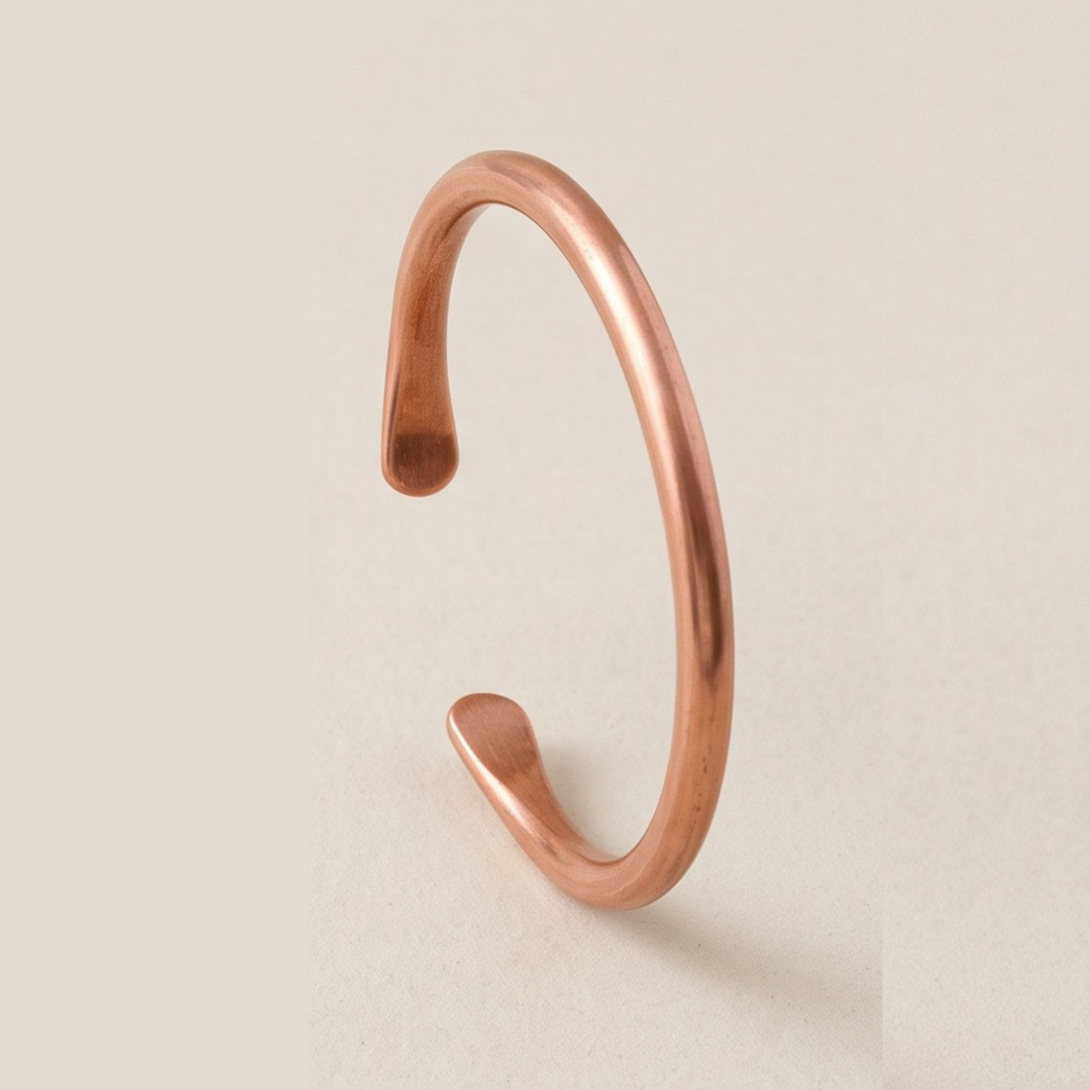 Minimalist Copper Bracelet |  極簡圓弧拋光純銅手鐲 (#YS047)