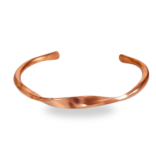 Minimalist Helix Elegant Copper Bracelet｜極簡純銅螺旋手鐲 (#YS033)