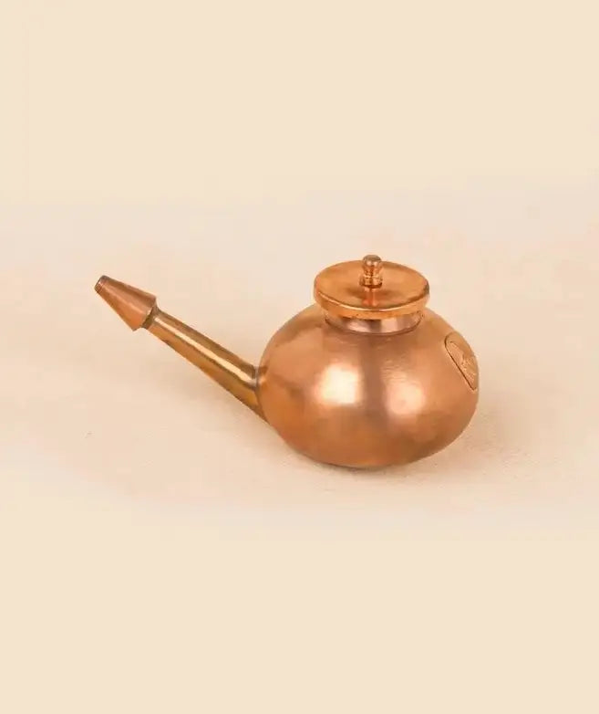 純銅洗鼻壺 (Jala Neti Pot)｜瑜伽士淨化法工具